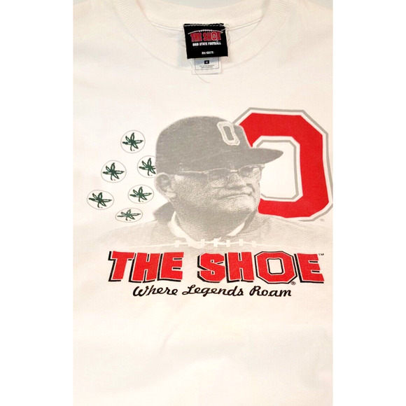 Very Rare Woody Hayes T Shirt Ohio State The Shoe - Picture 2 of 5